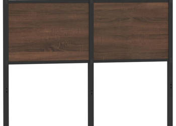 Wezgłowie łóżka brązowy dąb 120 cm WM-4007796