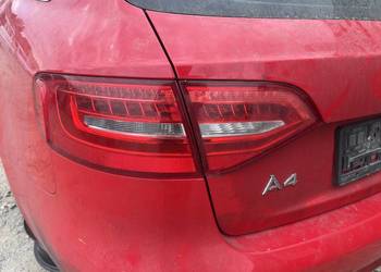 Lampa Lampy tylne lewa prawa LED w klape Audi A4 B8 Avant Kombi