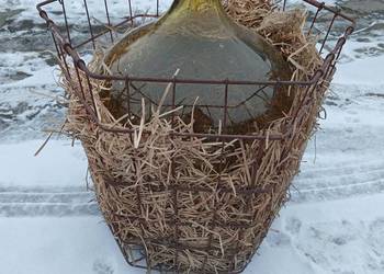 Gąsior na wino balon prl retro zabytek