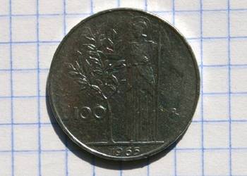 100 LIRÓW 1965 ROK - WŁOCHY