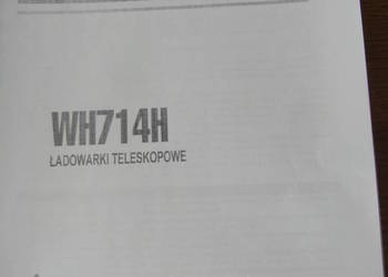 dtr instrukcja obsługi KOMATSU WH714H-1 i iNNE