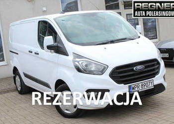Ford Transit Custom 3-osobowy FV23% 130KM VAT-1 Parktronic Tempomat Gwaran…