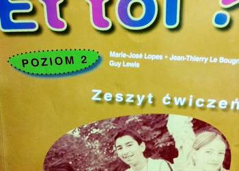 Et toi 2 ćwiczenia używane antykwariat francuski