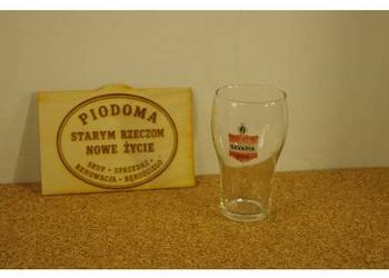 Szklanka piwna Bavaria Bier – szkło reklamowe vintage