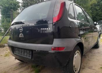 Opel Corsa C 1.0 benzyna 54km 2001r. z de 5drzwi czarny klima 118tys.km