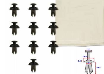 kołek rozporowy spinka Honda Mazda