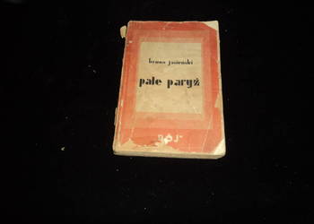 "Palę Paryż" Brunon Jasieński - 1929r. [ wydaniee pierwsze ]