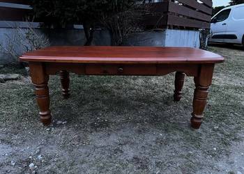 Ława drewniana ~ toczone nogi