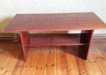 Stolik z epoki PRL wysoki połysk 049