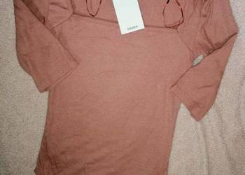 CROPP body bluzka Prążkowany materiał. Brudny /brązowawy róż. NOWE z metką!
