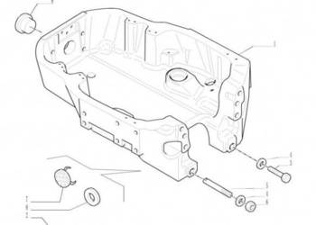 New Holland T6090 Wspornik 87604386