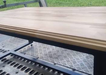 Sprzedam stolik kawowy, ława loft stal drewno profil 100x60x40 Transport