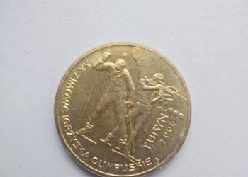 moneta 2 zł, XX Zimowe Igrzyska Olimpijskie Turyn, 2006 rok, NBP