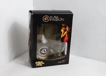 Zestaw Kolekcjonerski Licor 43 "Pura Pasión" Pudełko Szklanka Butelka