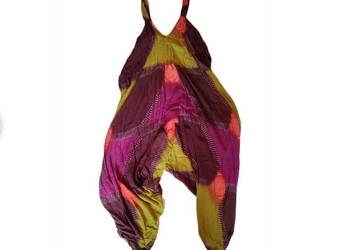 Kombinezon damski boho XL 40 42 haremki luźny unikat