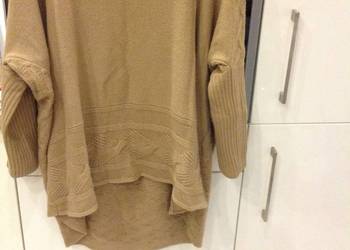 Sweter Asymetryczny Damski Massimo Dutti  rozm S -Oversize , Wełna, Kaszmir