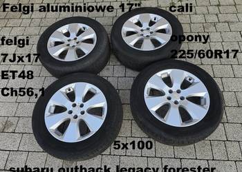 Koła SUBARU Outback BR Forester SH felgi Alumiowe Oryginał 7Jx17 et48 ch56,