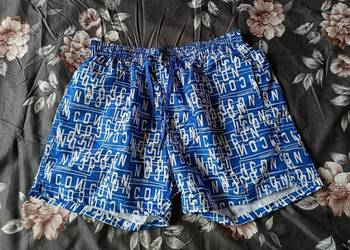 Krótkie spodenki, szorty z siatką ICON Dsq2, niebieskie M promocja