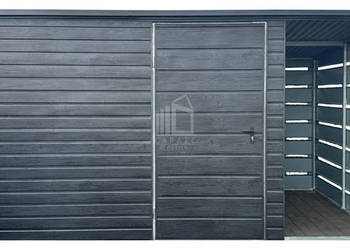 Schowek domek ogrodowy 3x2m wiata 1m Drzwi dach ID880