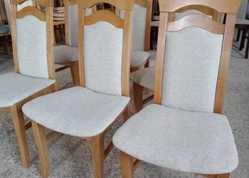 Super wygodne krzesła do salonu bukowe