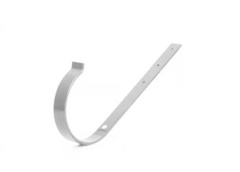 Bryza PVC Uchwyt rynny prosty 125 mm biały