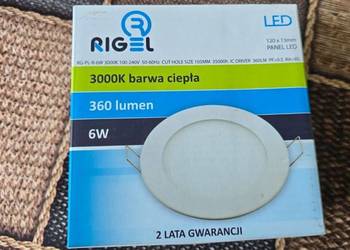 Panel led 6w 3000k