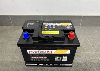 Akumulator samochodowy Five Star 62Ah 520A 12V – Nowy | Dowóz Warszawa