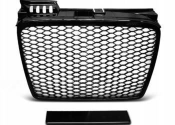 GRILL ATRAPA AUDI A4 B7 2004-08 RS-STYLE BLACK POŁYSK