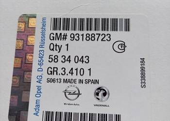 5734043/93188723 Filtr powietrza Opel Corsa D