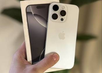 iPhone 16 Pro | 128GB | 89% | White Titanium | Stan Bardzo Dobry