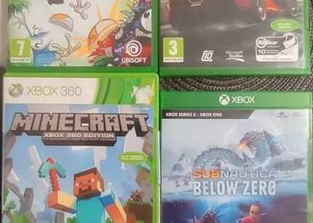 Minecraft 360,Rayman origins,forza5, Subnautica below zero