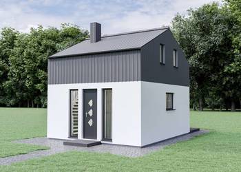 Projekt domu ZG11 - na zgłoszenie (bez pozwolenia)