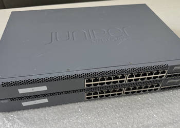 Zestaw 2x Switch Juniper EX3300-24T + 2x DAC 10G – Virtual Chassis (VC)