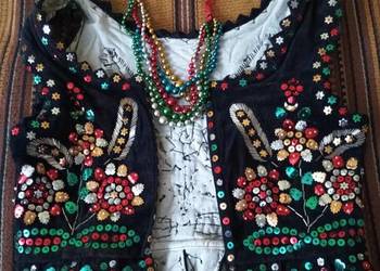 Gorset ludowy wyszywany