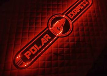 Lustro LED, POLAR EXPRESS 100x25 podświetlane 24v AFLED truck accesories