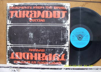Klasyczna LP ; PUCINI--TURANDOT; FRAGMENTY OPERY.-2LP.