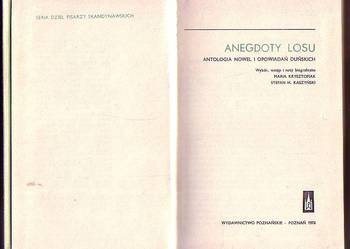 (6469) ANEGDOTY LOSU (ANTOLOGIA NOWEL I OPOWIADAŃ DUŃSKICH)