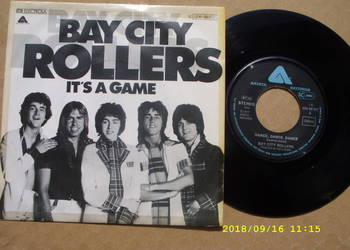 BAY CITY ROLLERS--ITS A GAME, ARISTA REC. ; singiel winyl .