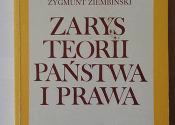 Zarys teorii państwa i prawa