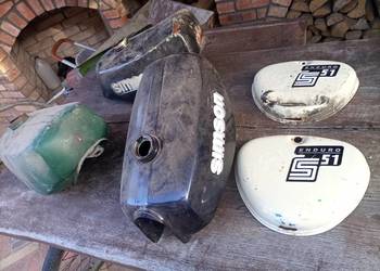 Simson enduro osłony+ zbiornik 3szt