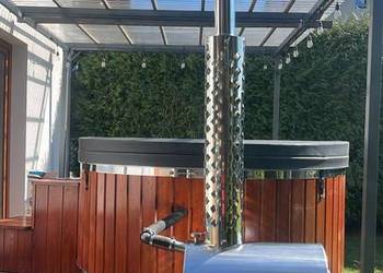Balia ogrodowa,KOMPLET OPCJA/ Gorąca beczka, Jacuzzi, Ruska bania, Hot tub