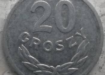 POLSKA-20 GROSZY-1969 r-AL-