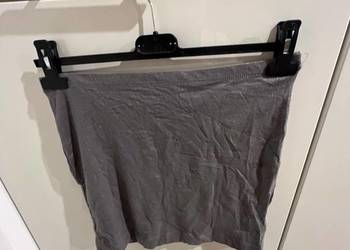 Srebrna świecaca spódniczka H&Mi Basic S