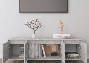 vidaXL Szafka pod TV, szarość betonu, 120x30x40,5 cm(SKU809579)