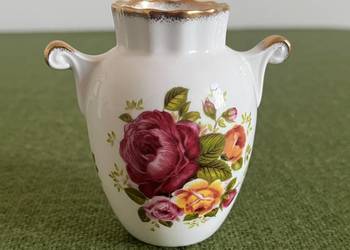 Wazonik Fine English Bone China w róże