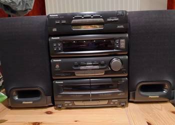 Wieża Panasonic SA-CH72 CD, radio, magnetofon.