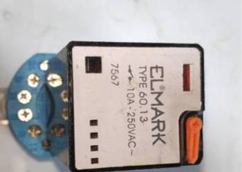 Przekaźnik firmy ELMARK typ 60.13-3  z podstawą cewka 24AC