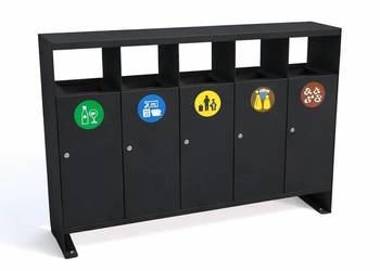 Stacja do segregacji odpadów 5×40