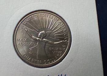 Stare monety 1/4 dolar 2022 D Maya USA