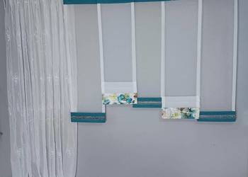 Firany- komplet balkonowy na karnisz do 250 cm